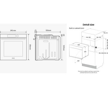 Produktbild Samsung Dual Cook NV7B44502DB/U1