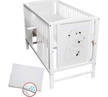 Produktbild Dedstore-Baby Babybett mit Matratze (120 x 60 cm)