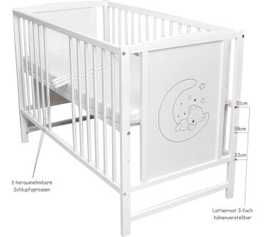 Produktbild Dedstore-Baby Babybett mit Matratze (120 x 60 cm)