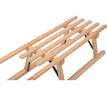 Produktbild KS-Direkt Holzschlitten 110 cm mit Rückenlehne