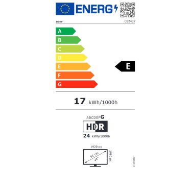 Produktbild Acer Vero CB3 CB243Ybemipruzxv