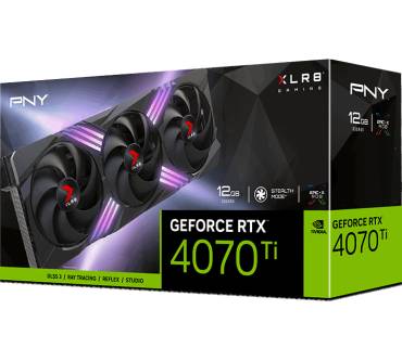 Produktbild PNY GeForce RTX 4070 Ti XLR8 Gaming Verto Epic-X RGB Triple Fan