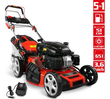 Produktbild Hecht Garten 551 SXE 5-in-1 Benzin Rasenmäher