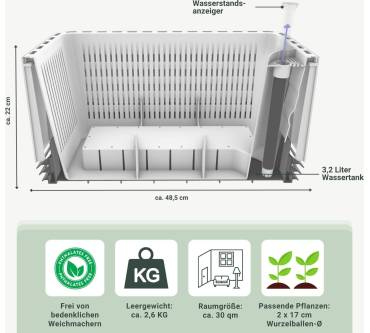 Produktbild airy Pot L mit 9L Airy Base Substrat