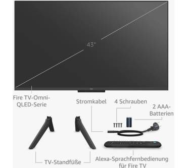 Produktbild Amazon Fire TV Omni QLED (43 Zoll)