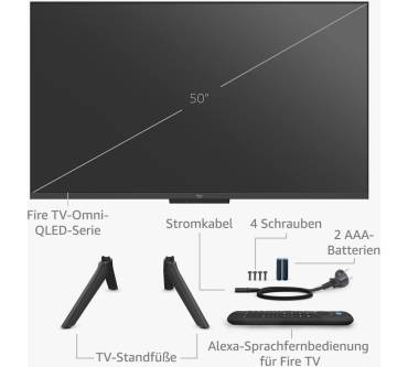 Produktbild Amazon Fire TV Omni QLED (50 Zoll)