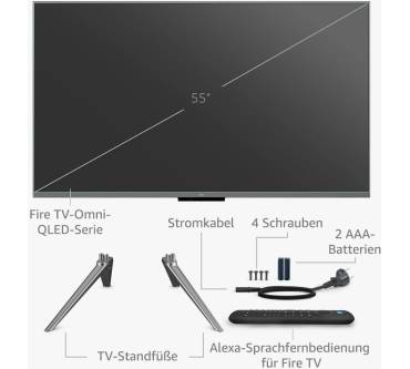 Produktbild Amazon Fire TV Omni QLED (55 Zoll)