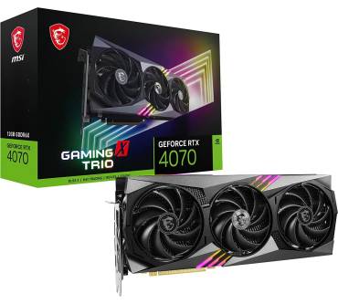 Produktbild MSI GeForce RTX 4070 Gaming X Trio