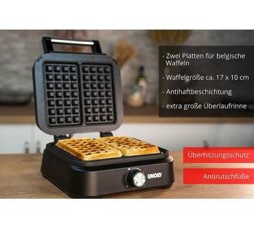 Produktbild Unold Belgisches Waffeleisen Brüssel