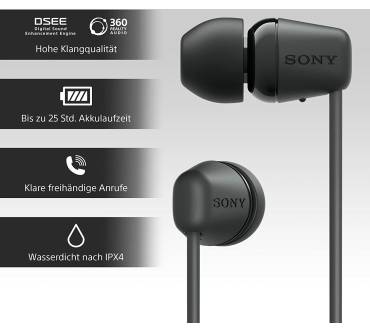 Sony WI-C100 im Test: 2,2 Akkulaufzeit bezahlbaren zum gut Preis Gute 