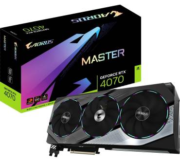 Produktbild GigaByte Aorus GeForce RTX 4070 Master 12G