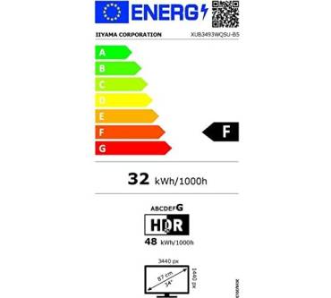 Produktbild Iiyama ProLite XUB3493WQSU-B5