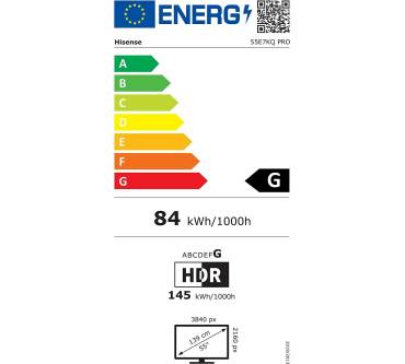 Produktbild Hisense 55E7KQ Pro