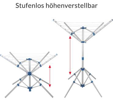 Produktbild Monzana Mobile Wäschespinne