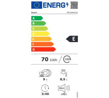 Produktbild Bosch Serie 2 SPU2HKS41E