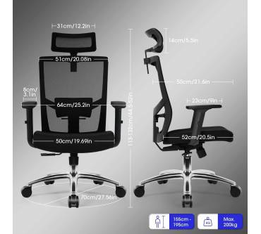 Produktbild Daccormax Bürostuhl Ergonomisch