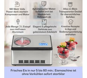 Klarstein dolce bacio ice best sale cream maker