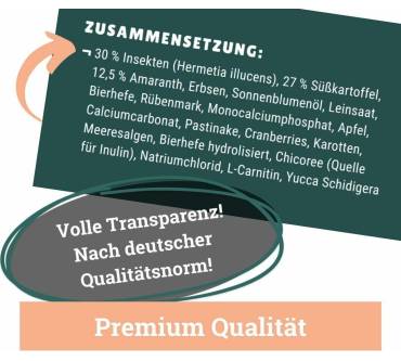 Produktbild Beg Buddy Insektor Columbo Trockenfutter für Allergiker und Sensible