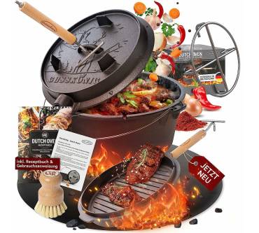 Produktbild Gusskönig Dutch Oven ohne Standfüße (9 Liter)