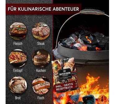 Produktbild Gusskönig Dutch Oven mit Standfüßen (5 Liter)