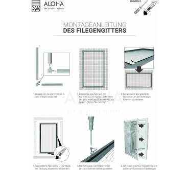 Produktbild Aloha Fliegengitter für Fenster (Alurahmen)