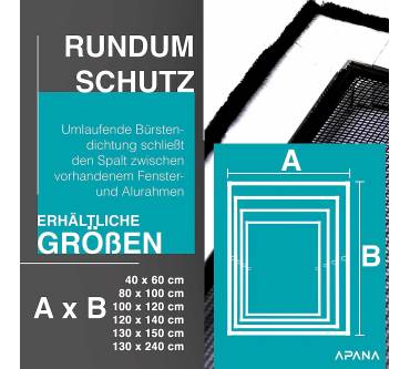 Produktbild Apana Fenster-Fliegengitter mit Alurahmen