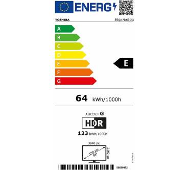 Produktbild Toshiba 55QA7D63DG