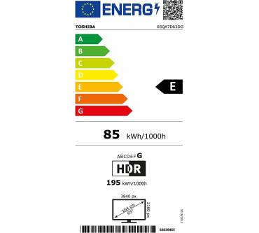 Produktbild Toshiba 65QA7D63DG