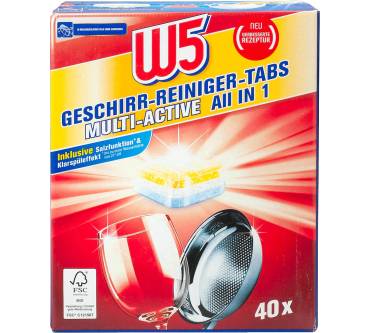 Produktbild Lidl / W5 Geschirr-Reiniger-Tabs Multi-Active All in 1