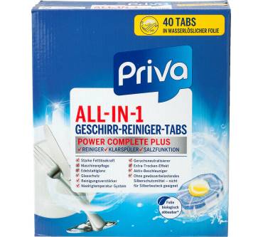 Produktbild Netto Marken-Discount / Priva All-in-1 Geschirr- Reiniger-Tabs Power Complete Plus