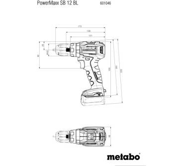 Produktbild Metabo PowerMaxx SB 12 BL