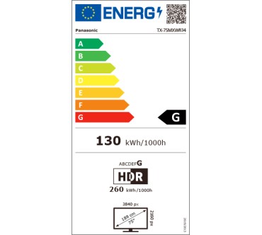 Produktbild Panasonic TX-75MXW834