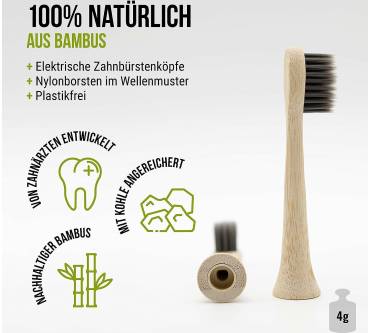 Produktbild Biosso Bambus Zahnbürsten-Ersatzkopf