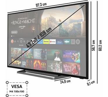 Produktbild Toshiba 43UF3D63DA