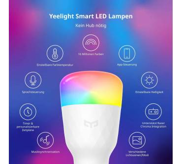 Produktbild Yeelight Smart LED Bulb 1S (Color)