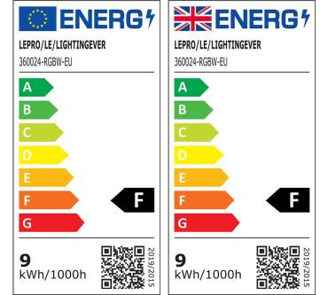 Produktbild Lepro Farbwechsel E27 LED Lampe 9W