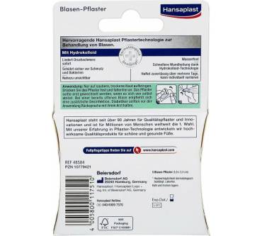 Produktbild Hansaplast Blasenpflaster