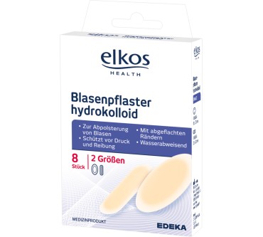 Produktbild Edeka / elkos Health Blasenpflaster hydrokolloid