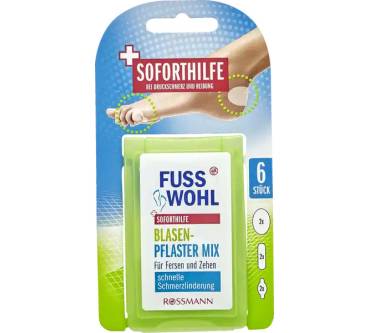 Produktbild Rossmann / Fusswohl Blasenpflaster Mix für Fersen & Zehen