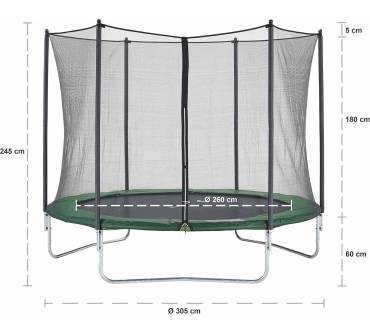 Produktbild CZON Sports Gartentrampolin 300 cm