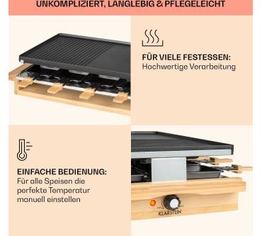 Produktbild Klarstein Tournedo Raclette