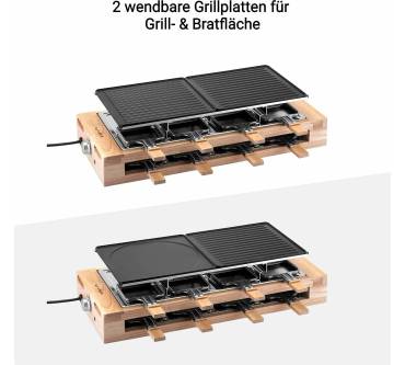 Produktbild Klamer Raclette Grill für 8 Personen