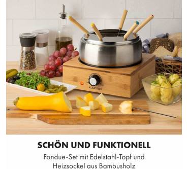 Produktbild Klarstein Bambus Fondue