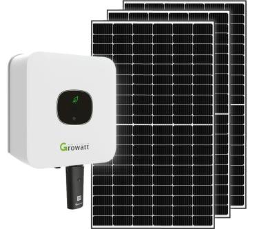 Produktbild Growatt Komplettset Solar-PV Balkonkraftwerk 3 x 415W + MIC 600TL-X Wifi