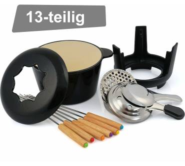 Produktbild BBQ-Toro 13-teiliges Gusseisen Fondue-Set