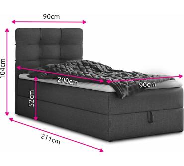 Produktbild Sofnet Boxspringbett Best Mini