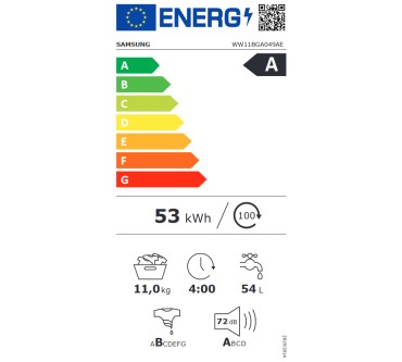 Produktbild Samsung WW11BGA049AEEG WW5000T