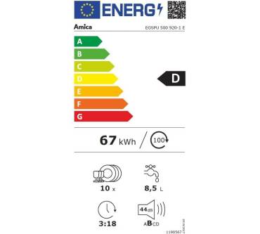 Produktbild Amica EGSPU 500 920-1 E