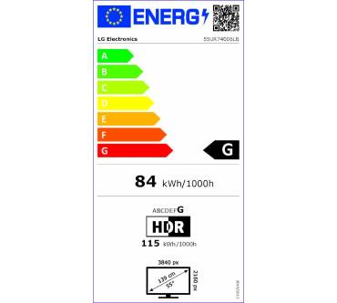 Produktbild LG 55UR74006LB