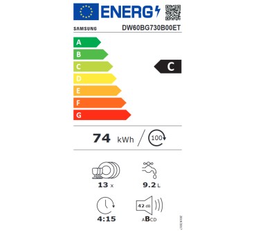 Produktbild Samsung DW60BG730B00ET